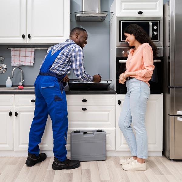 what kind of warranty do you offer on your cooktop repair services in Marshall